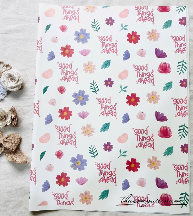 Giấy gói quà Fo Kem - B41